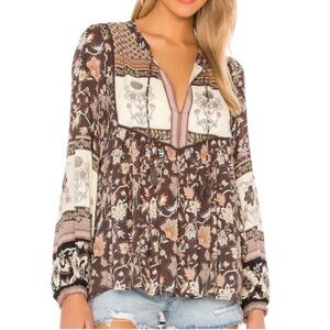Spell & The Gypsy Collective Portobello Road Top Nightshade Floral Boho size XS